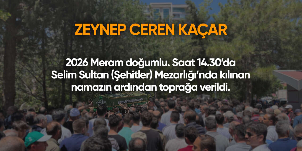 Konya'da bugün vefat edenler | 23 Eylül 2026 7